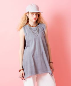 a.p.o.v. -ankoROCK's select- フェードピグメントオーバーサイズタンクトップ