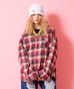 a.p.o.v. クラシックチェック柄コットンネルシャツ