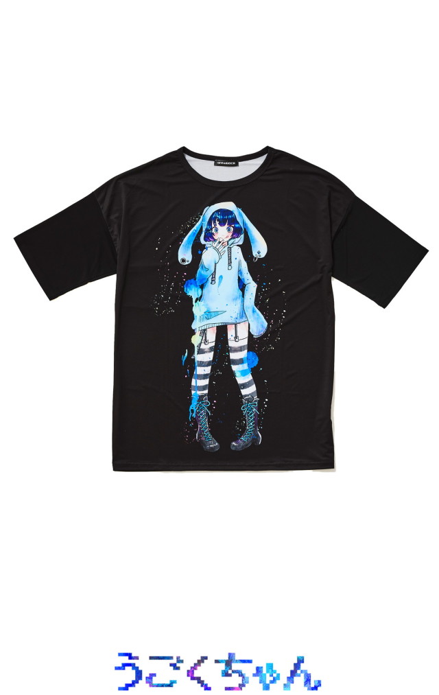 アニマルトモダチ『うごくちゃん』Tシャツ -メガビッグ- ankoROCK 
