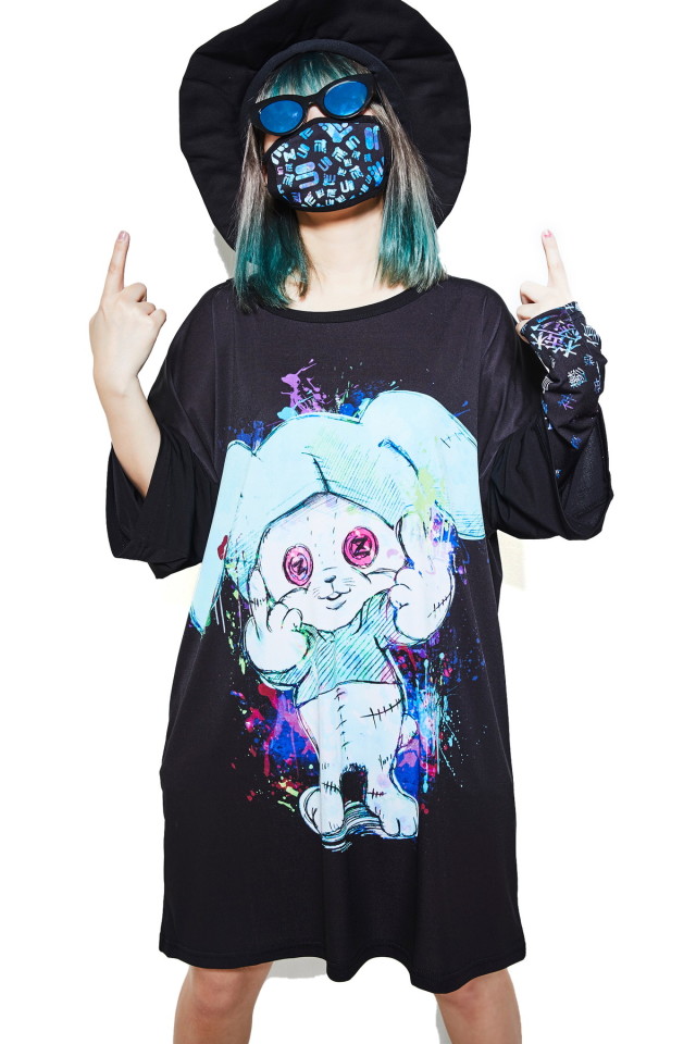ふぁっく！うごくちゃんTシャツ -メガビッグ- ankoROCK(アンコロック 