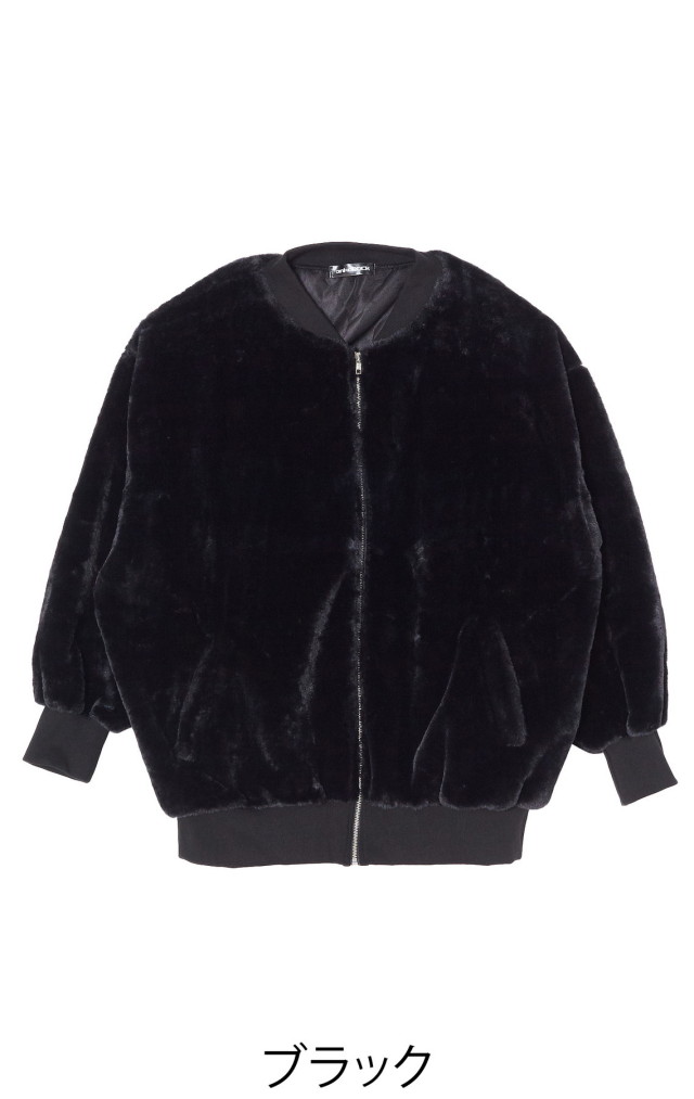 ショートファーブルゾン オーバーサイズ Ankorock アンコロック メンズ レディース ユニセックス ステージ 衣装