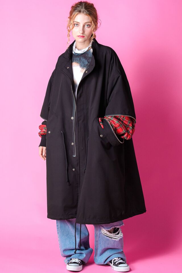 極美品】 うかっ namacheko 20AW オーバーラップコート Sサイズ