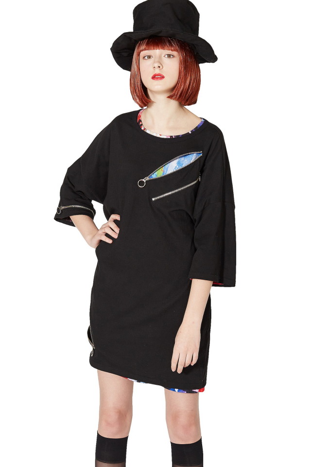 スパンキーリングジップTシャツ -メガビッグ- ankoROCK(アンコロック 
