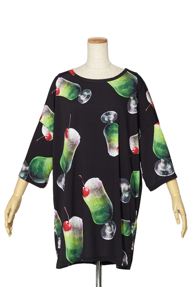 ankoROCKクリームソーダＴシャツ -メガビッグ-