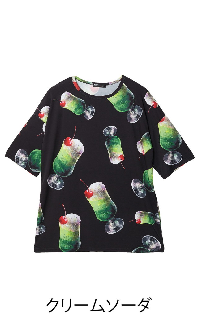 ankoROCKクリームソーダＴシャツ -メガビッグ-