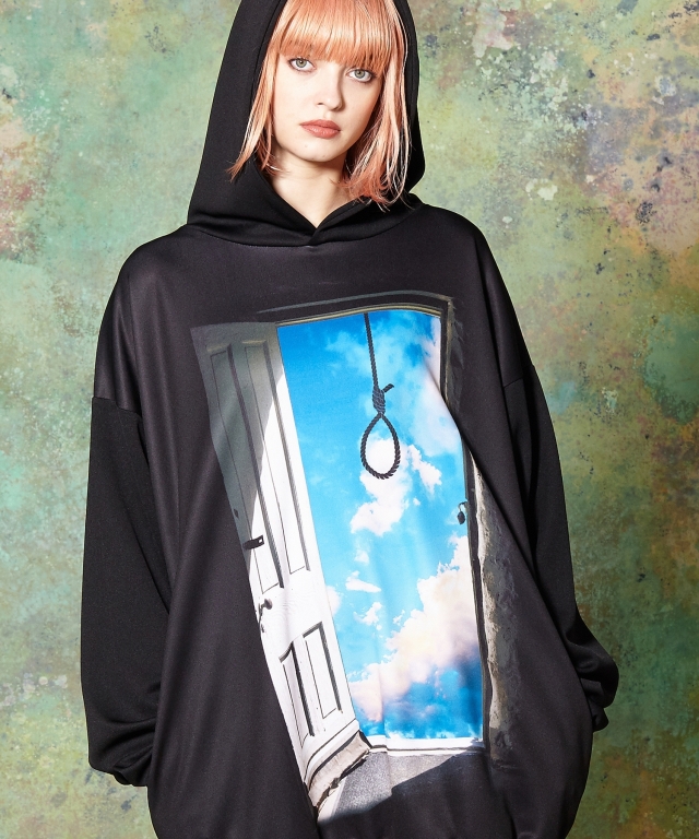 ドアプルオーバーパーカー スーパービッグ Ankorock アンコロック メンズ レディース ユニセックス ステージ 衣装