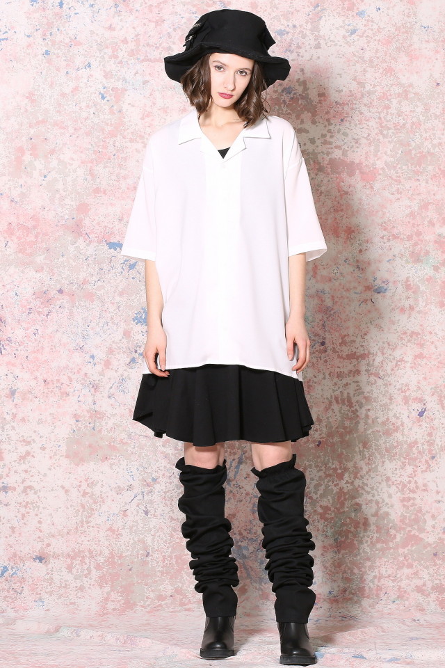 ankoROCK 折れた翼開襟シャツ -スーパービッグ-