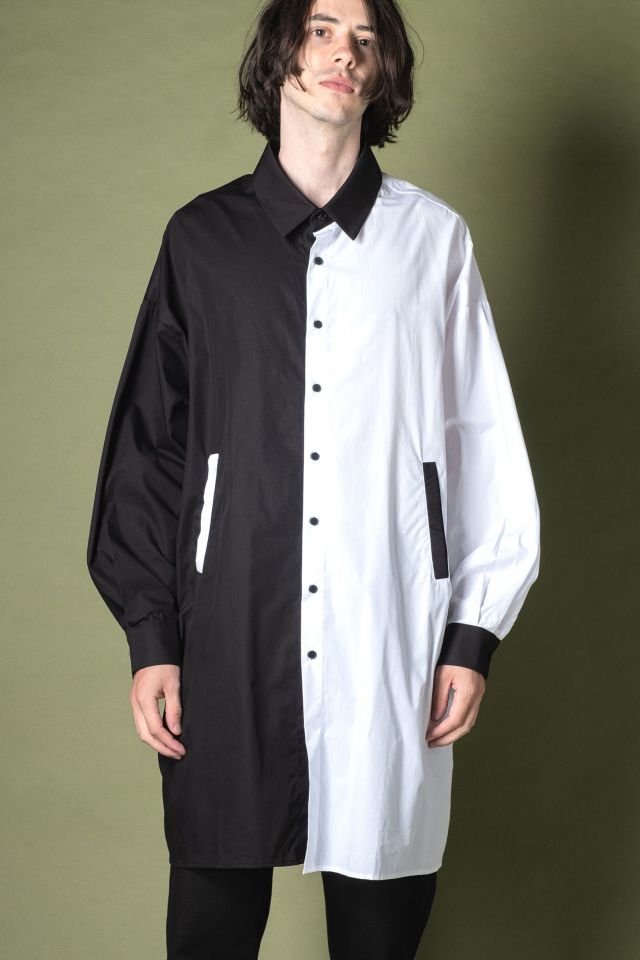 PANDAスーパーロング丈シャツ -オーバーサイズ- ankoROCK(アンコロック  