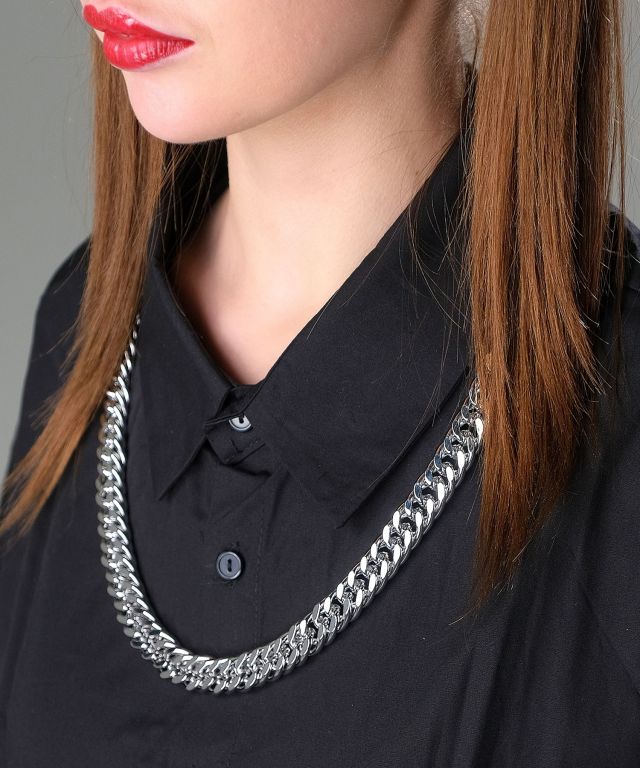 希少！　D&G 極太チェーン ネックレス an meets zakka 極太喜平チェーンネックレス -70cm-（ネックレス
