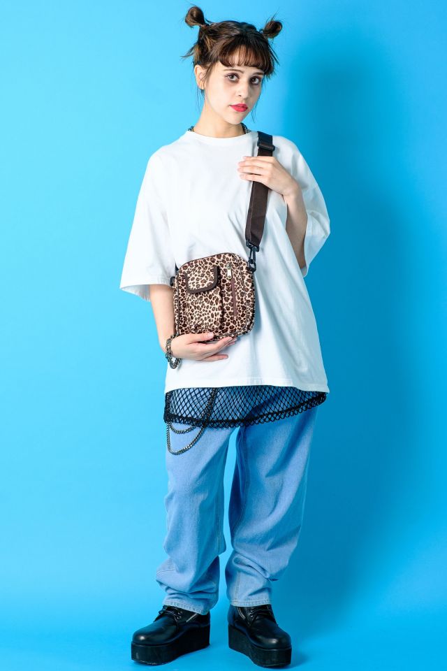 ゴシックパンクロックロカビリースタッズ×豹柄レオパード浴衣 細り