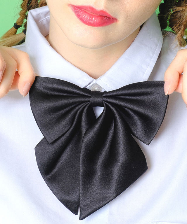 RONEPARC リボンネクタイ Ribbon rope tie (pink)