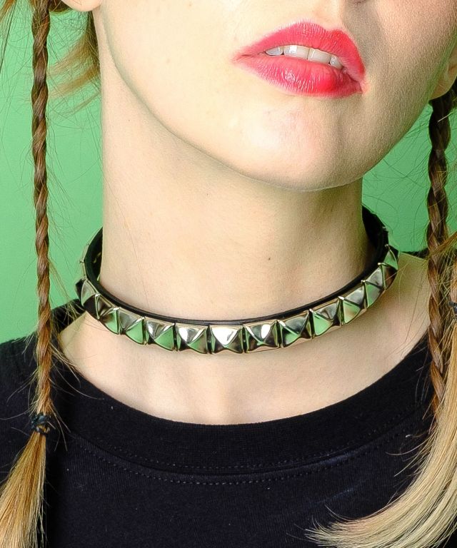 ピラミッドスタッズチョーカー ankoROCK(アンコロック) メンズ