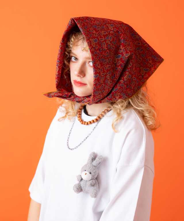 レトロクラシックペイズリー柄スカーフ / メンズ レディース ユニ  