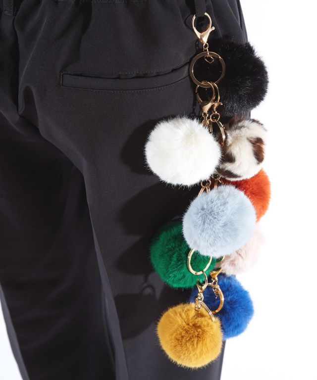 ショートファーチャームキーホルダー ankoROCK(アンコロック) メンズ