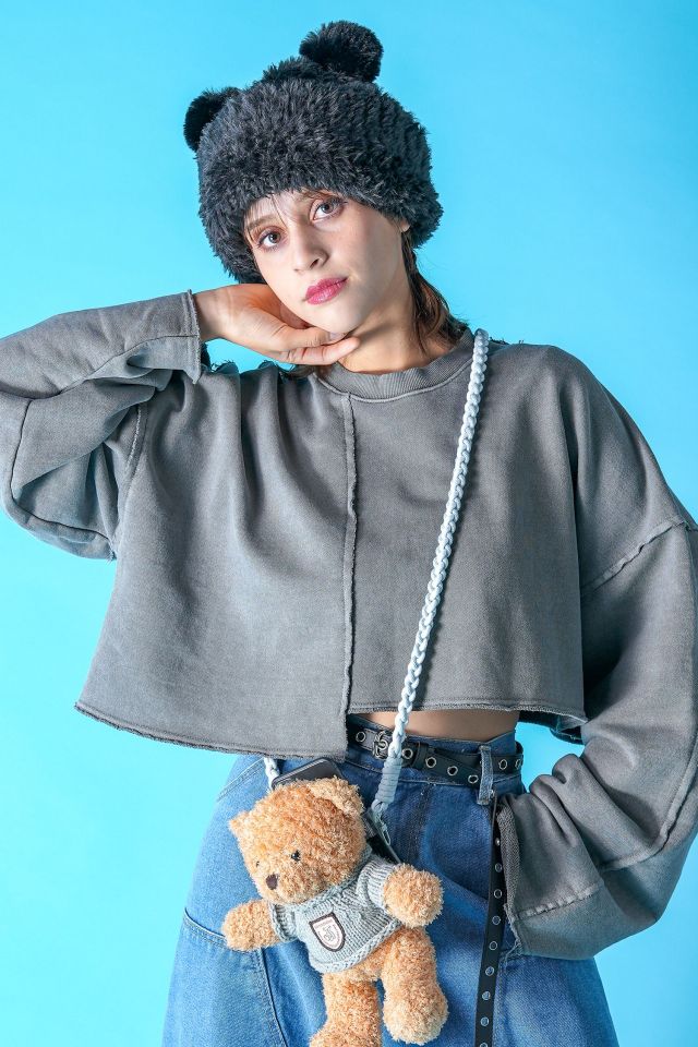 クマ耳ボリュームファーニットキャップ ankoROCK(アンコロック) メンズ  