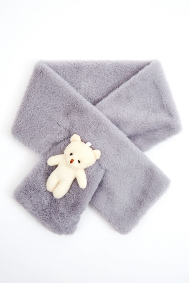 ookamigocco ファー素材 鹿デザイン マフラー 【公式通販】