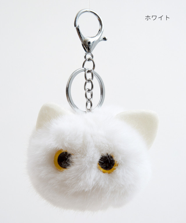 キャバリア 猫さん ankoわんこ・にゃんこシリーズ バッグリング 