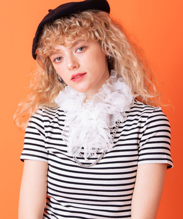 クロエ♥️大判フリルショール Chloé 大判ケープ ポンチョ フリル