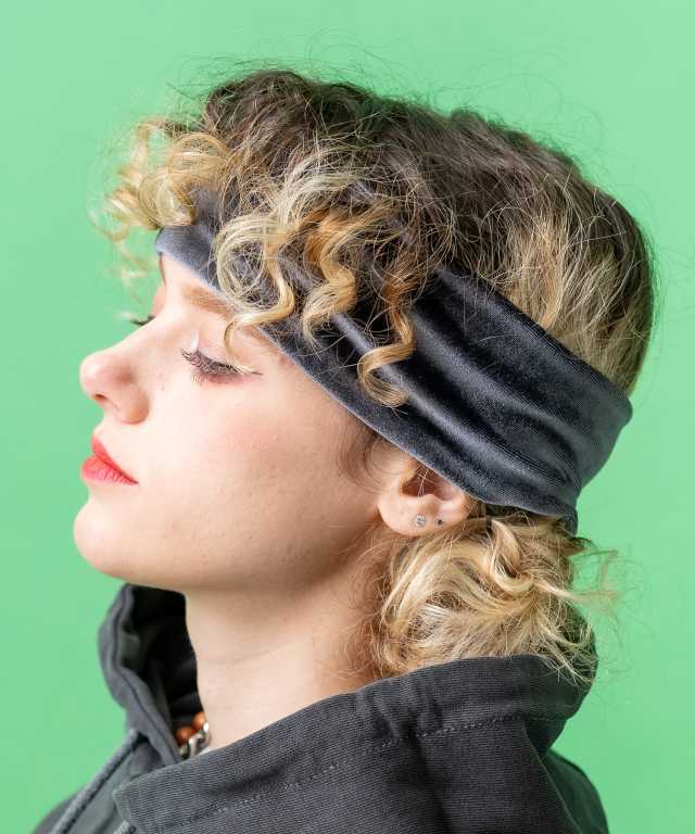 FOXEY ブラック ベロア ヘアバンド ベロアヘアバンド / レディース メンズ ユニセックス ヘッド