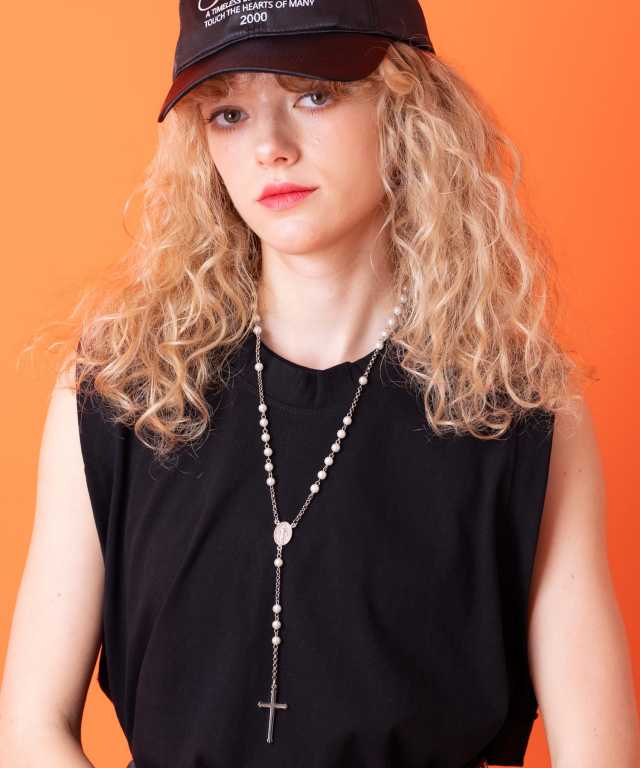 タウジャンロザリオ風ネックレス ロザリオ風ネックレス【RED】 | iichi 日々の暮らしを心地よく