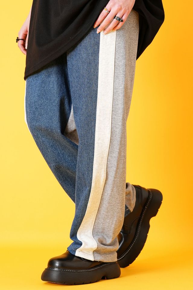 デニムスウィッチルーズスウェットパンツ / デニムパンツ ankoROCK 