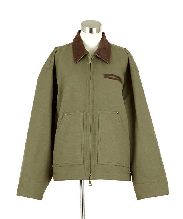 コーデュロイ襟ダックワークジャケット / ブルゾン メンズ レディース  