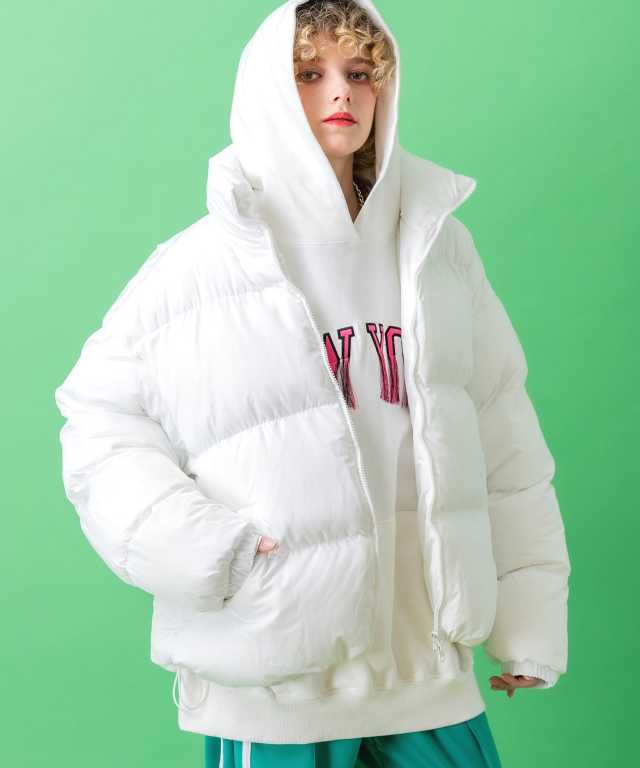 OHGA オーガ BUBBLE JK バブルジャケット ホワイト ブルゾン 美品 OHGA オーガ BUBBLE JK バブルジャケット ホワイト ブルゾンの