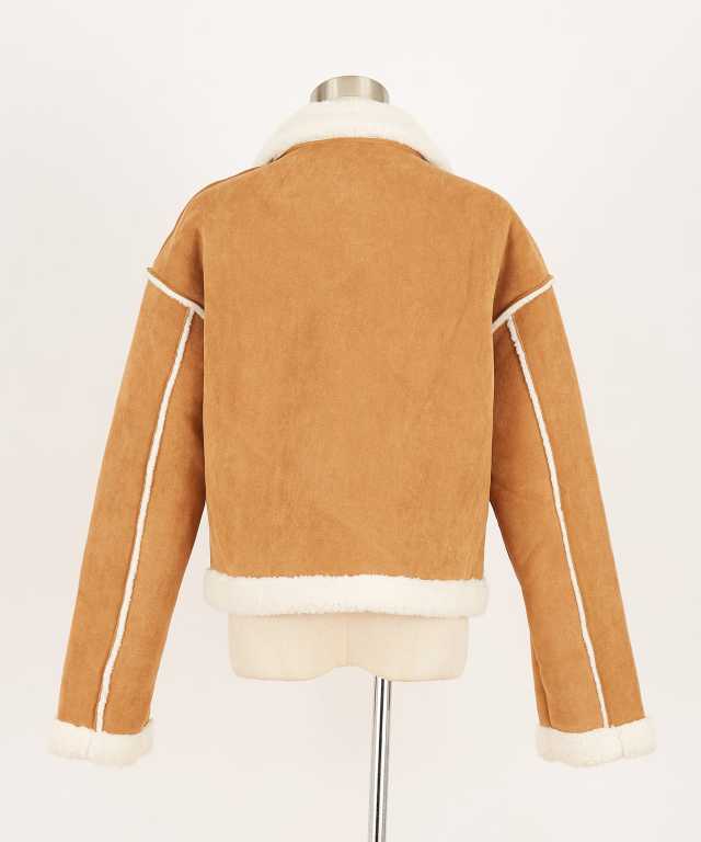 クロップドムートンジャケット / ブルゾン メンズ レディース ユニ  