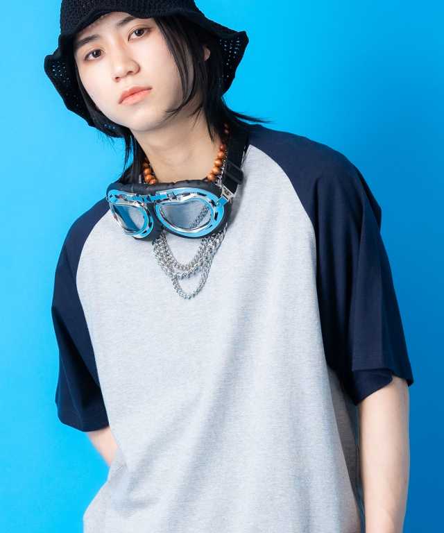 オーバーサイズラグランTシャツ / 半袖 カットソー メンズ レディース 