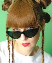 an meets zakka キャットアイサングラス