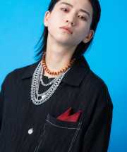 an meets zakka フォーマルスーツ生地ポケットチーフ