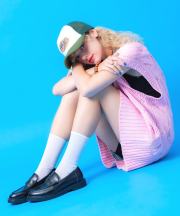 an meets zakka カラーバリエーションポリエステルハイソックス