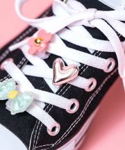 an meets zakka ハートシューレースチャーム