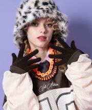 an meets zakka シンプルウールニット手袋(レディース)