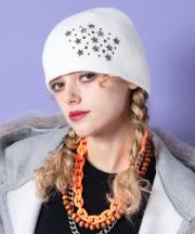 an meets zakka スタースタッズニットビーニー