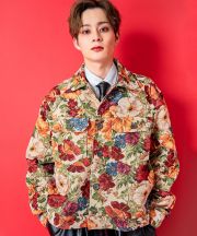 a.p.o.v.  ゴブラン花柄ショート丈ジャケット