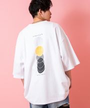 a.p.o.v.  バリエーショングラフィックオーバーサイズTシャツ/E