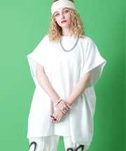 a.p.o.v.  ビッグポンチノースリーブ/ホワイト