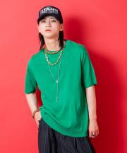 a.p.o.v.  ニットTシャツ/グリーン