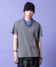 a.p.o.v. 短丈ルーズTシャツ/グレー