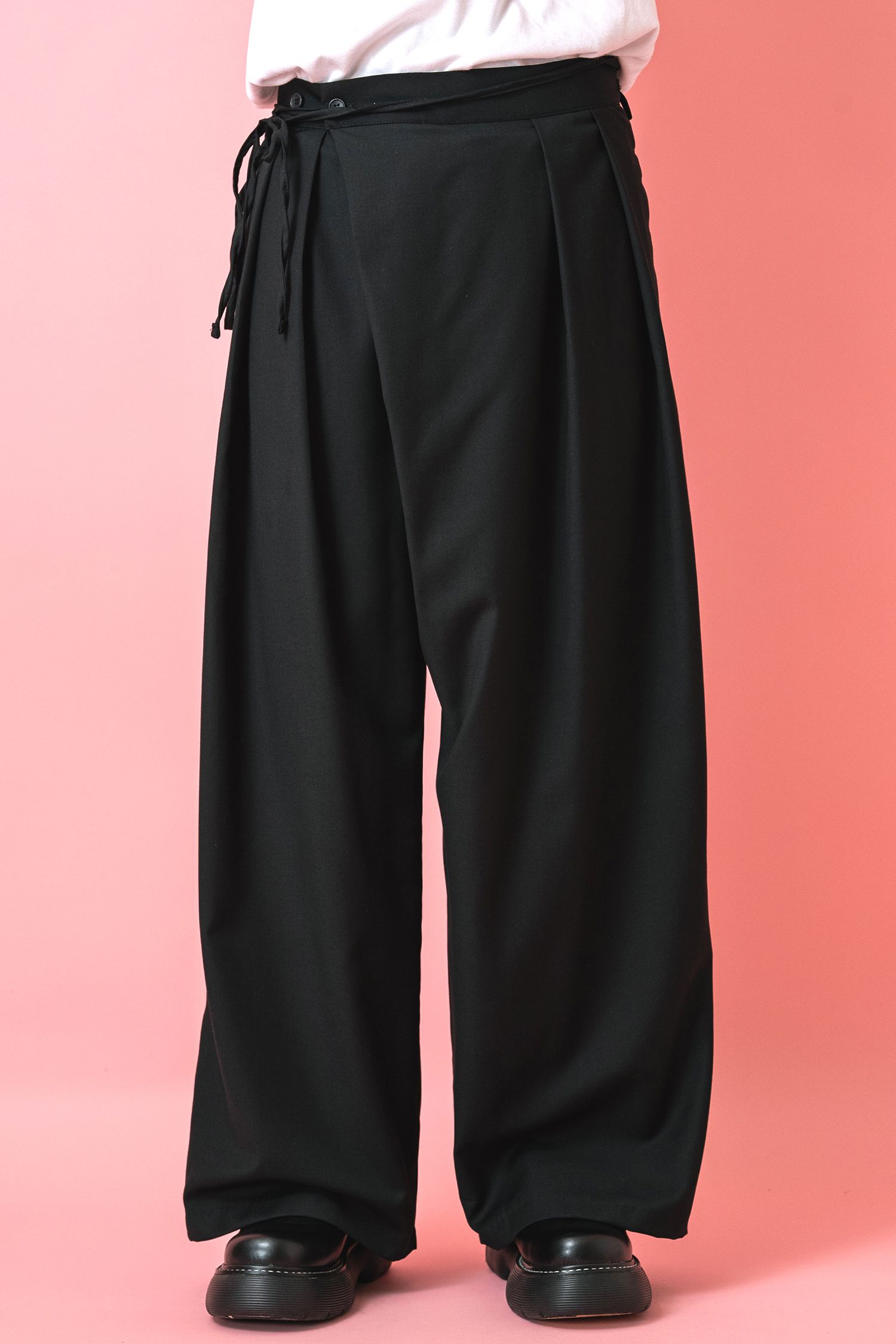 ロングコードベルトワイドラップパンツ / スラックス ankoROCK(アンコ