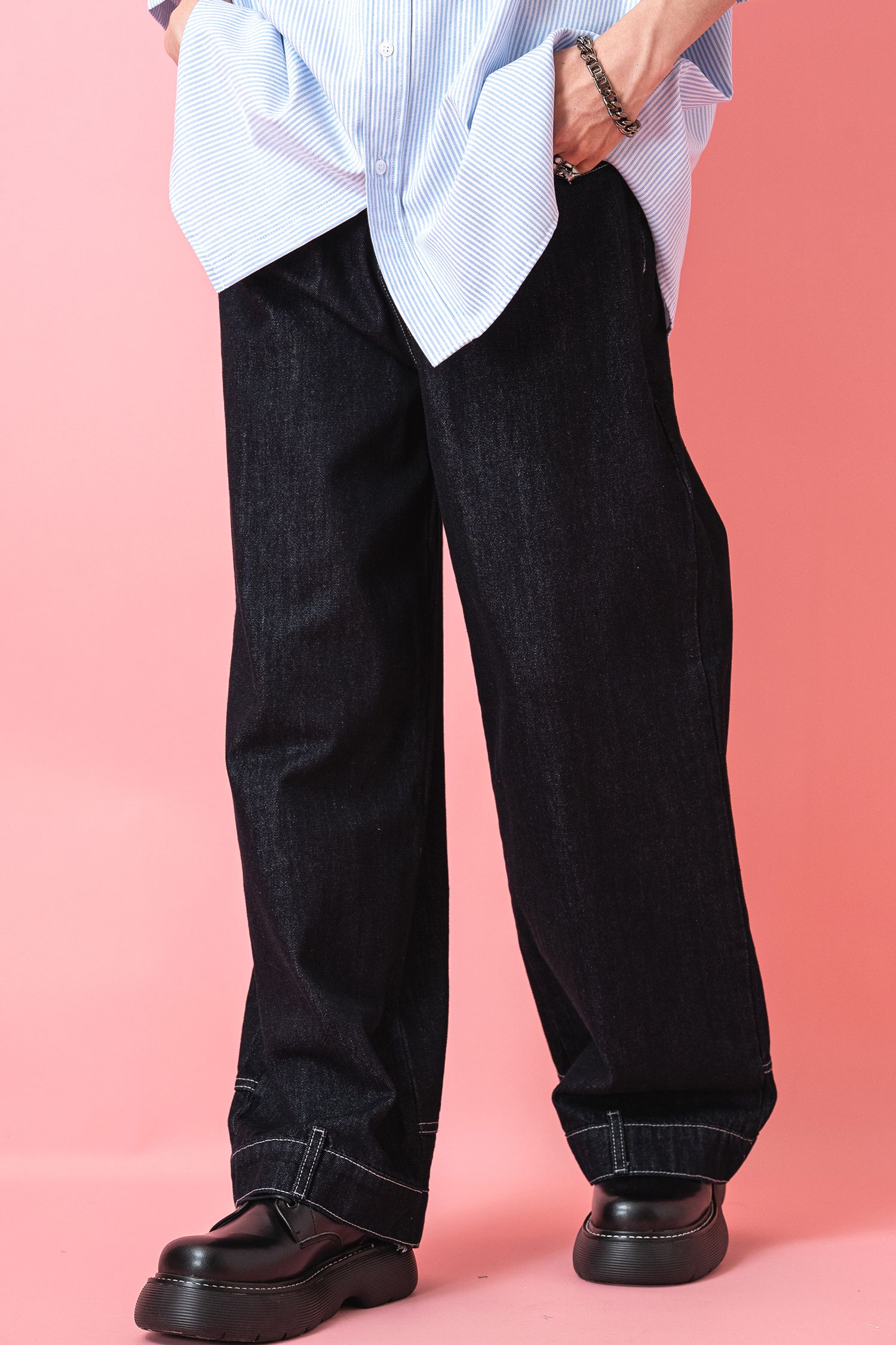 AAKAM ワイドデニムパンツ ワイドデニムパンツ《裾上げ済み》 (7112870-06) | OCEANS × A