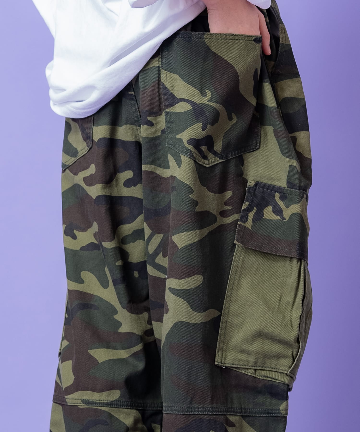 迷彩 カーゴパンツ ポケット付き 42インチ bboy 迷彩 カーゴパンツ ポケット付き 42インチ bboy