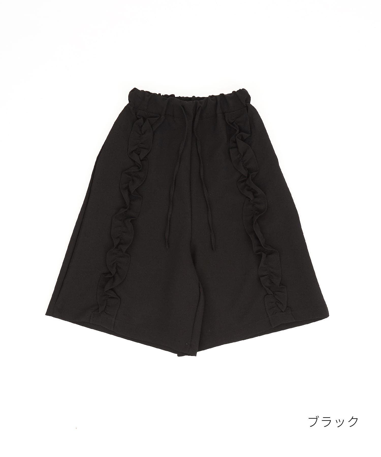 センターフリルTRスーツワイドハーフパンツ / レディース ショート