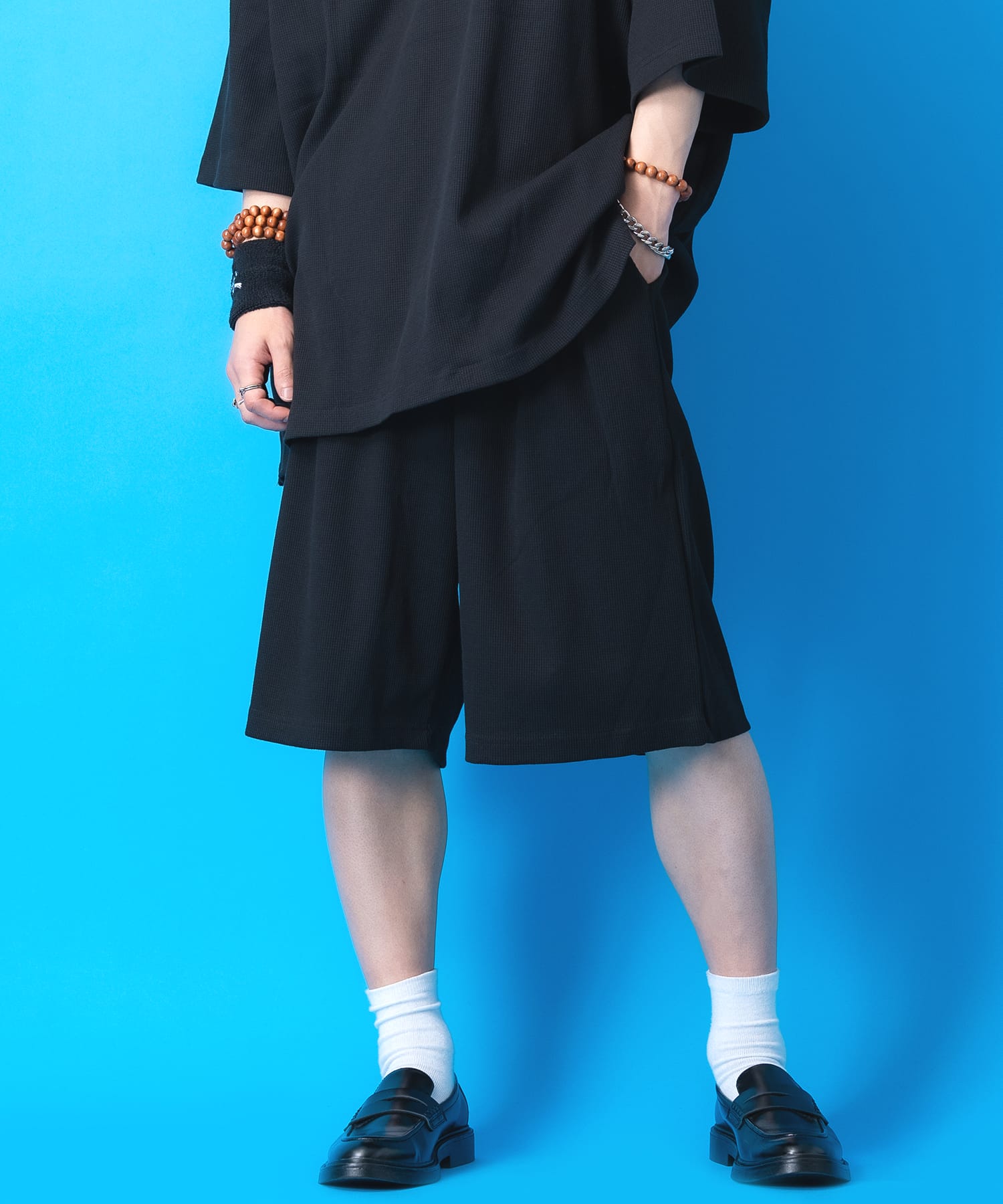 a.p.o.v. -ankoROCK's select- ワッフルハーフパンツ