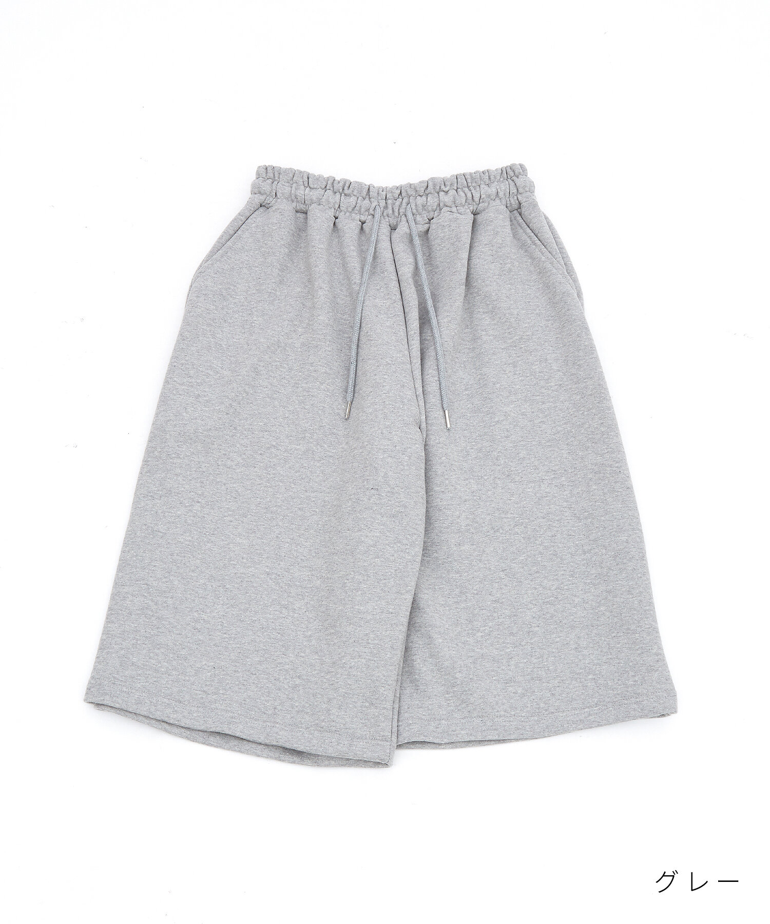 スウェットスーパーワイドバギーハーフパンツ / ユニセックス ショート