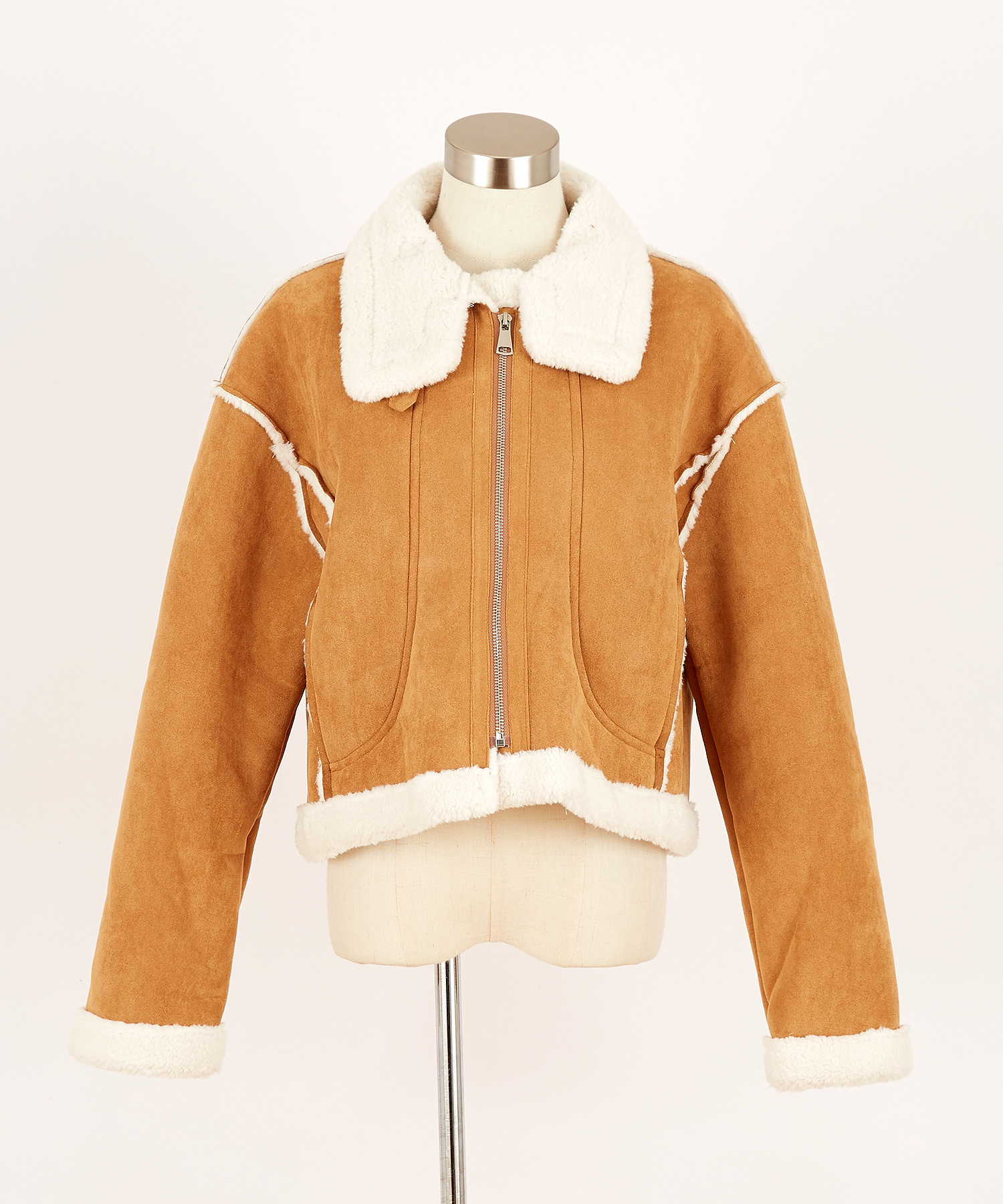 クロップドムートンジャケット / ブルゾン メンズ レディース ユニ