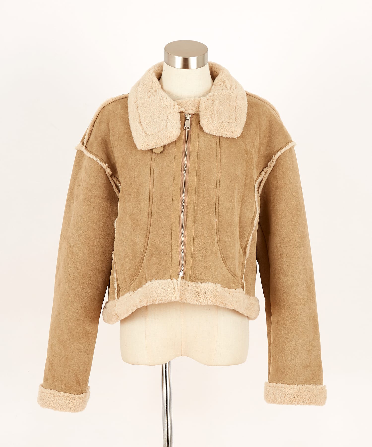 クロップドムートンジャケット / ブルゾン メンズ レディース ユニ