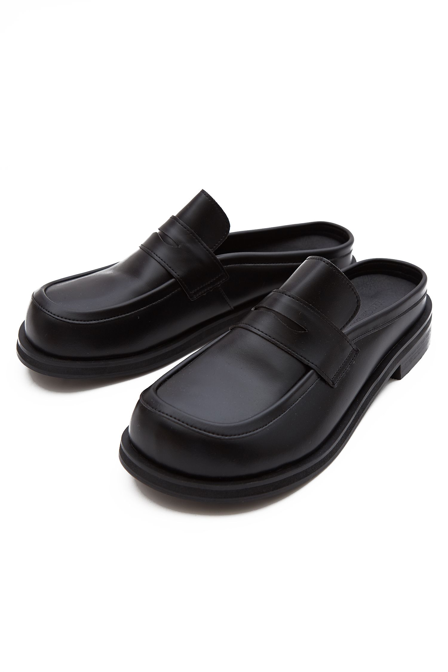 ローファーレザーミュール / メンズ サンダル クロッグ ankoROCK  