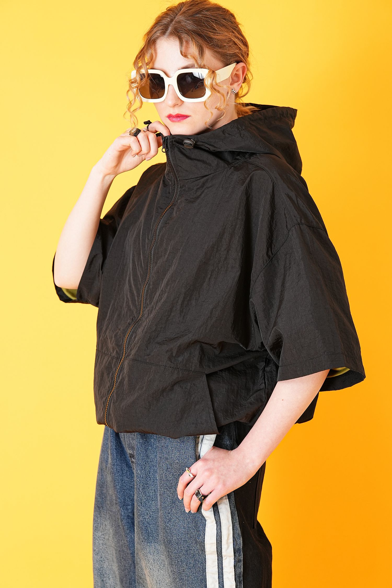 ether | 2000s h.ANARCHY(h.NAOTO) typewriter fur hoodie SOLD